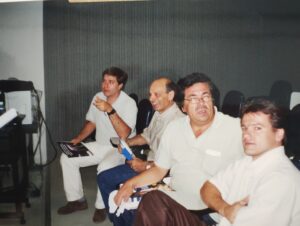 Euclydes, X, Luiz Antônio e Tomaz